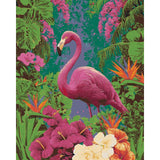 Malen nach Zahlen Flamingo