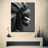 Malen nach Zahlen Akt Indianerschmuck
