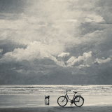 Malen nach Zahlen Fahrrad am Strand