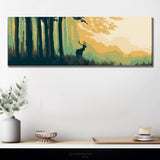 Maln nach Zahlen Wild im Wald