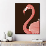 Malen nach Zahlen Flamingo Grafik