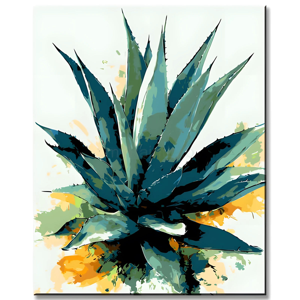 Malen nach Zahlen Aloe Vera