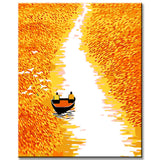 Malen nach Zahlen Bootsfahrt