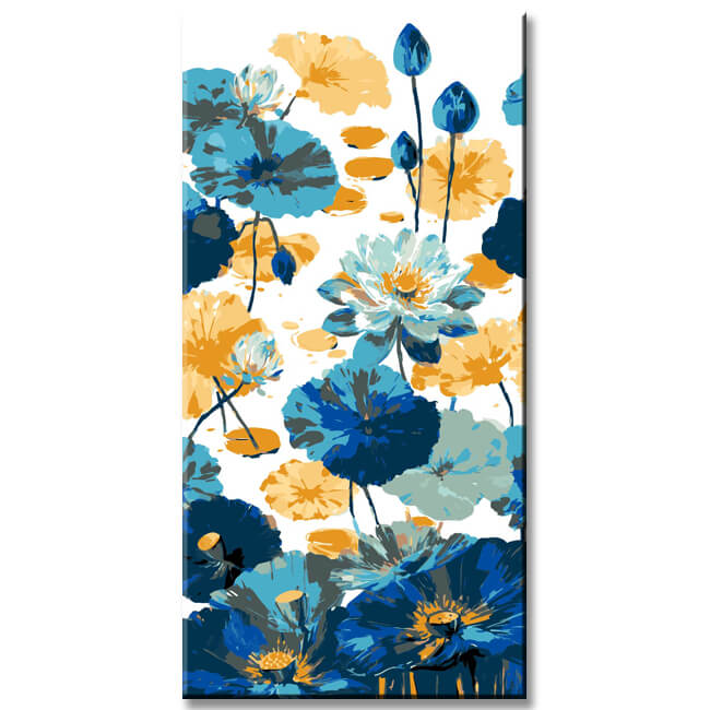 Malen nach Zahlen Blumen