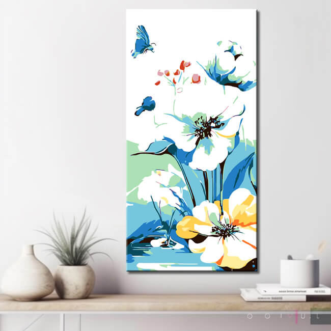 Malen nach Zahlen Blumen
