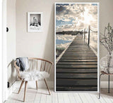 Malen nach Zahlen Steg zum See