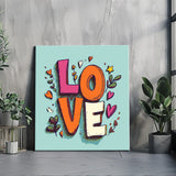 Malen nach Zahlen Moderne Kunst LOVE