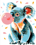 Malen nach Zahlen Kaugummi Koala