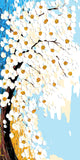 Malen nach Zahlen Weisse Blüten