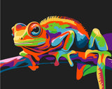 Malen nach Zahlen Chamaeleon