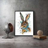 Malen nach Zahlen Hase Tier Moderne TierKunst