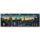Malen nach Zahlen Panorama Paris City mit Eiffelturm