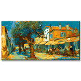 Malen nach Zahlen Panorama Kleiner Marktplatz Provence