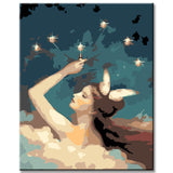 Malen nach Zahlen Sieben Kelche I