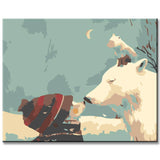 Malen nach Zahlen Erster Winter