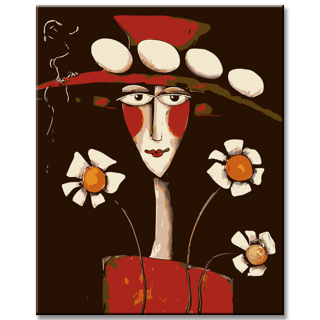 Malen nach Zahlen Abstrakte Kunst Eggshibition III