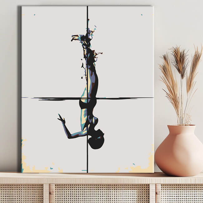 Malen nach Zahlen Abstrakte Kunst Präzision