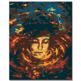 Malen nach Zahlen Abstrakte Kunst Pause