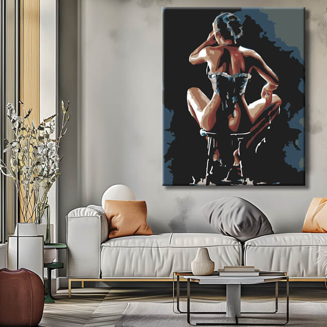 Malen nach Zahlen Victoria's Secret Model Porträt II