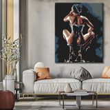 Malen nach Zahlen Victoria's Secret Model Porträt II