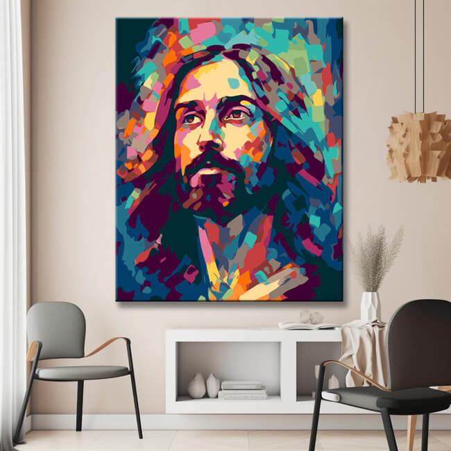 Jesus Christ Oil Painting - Paint by Numbers