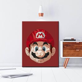 Malen nach Zahlen Super-Mario Portrait Kunst Versand aus DE